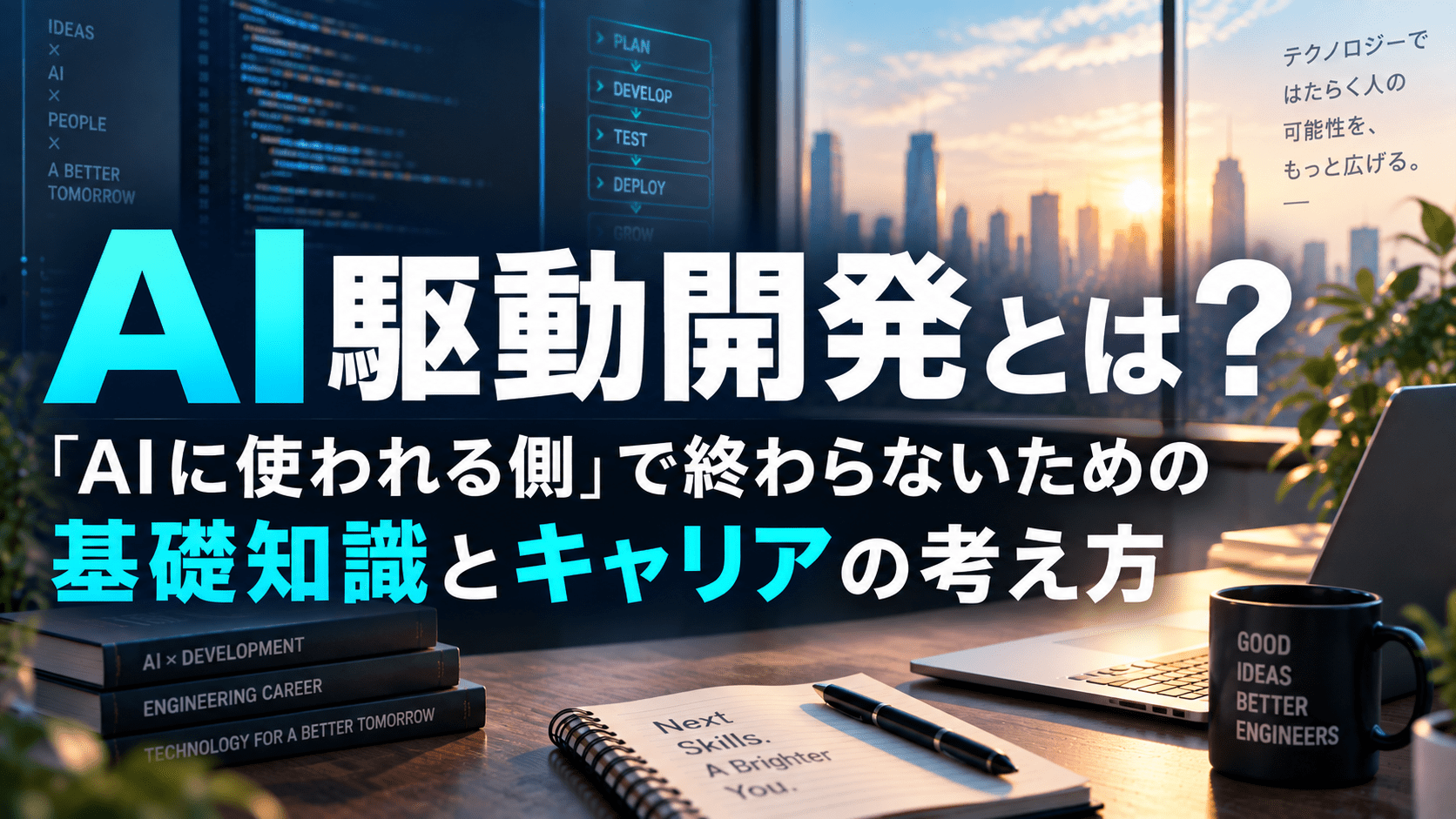AI駆動開発とは？──「AIに使われる側」で終わらないための基礎知識とキャリアの考え方